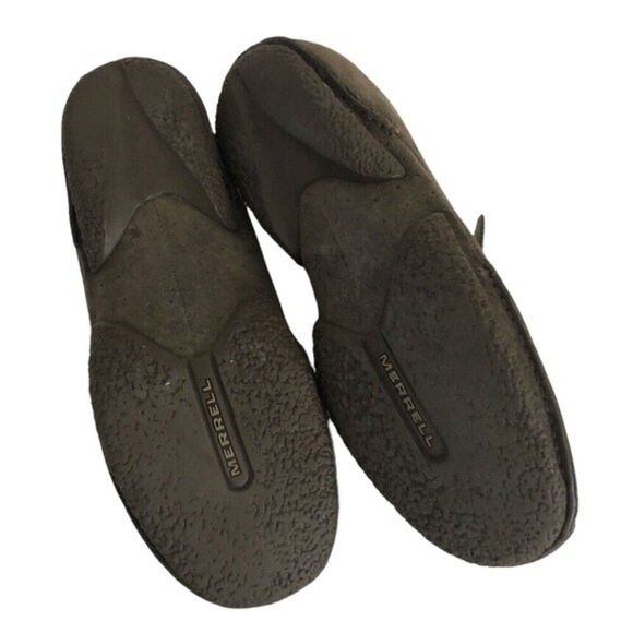 MERRELL Duet Alto Hedgestone Suede Slip On Shoes Grey Green Women’s Size 7 - Picture 5 of 7